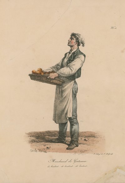 Marchand de gâteaux - Carle Vernet