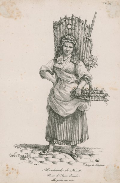 Marchande de fruits - Carle Vernet