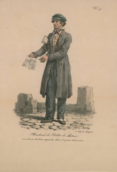 Marchands de billets de loterie - Carle Vernet