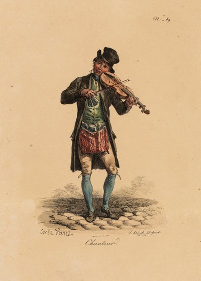 Chanteur de rue de 