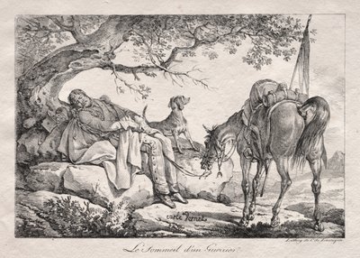 Le soldat endormi - Carle Vernet