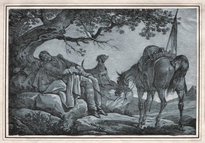 Le soldat endormi - Carle Vernet