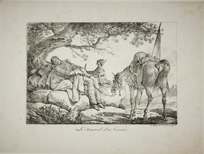 Guerrier endormi - Carle Vernet