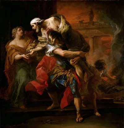 Énée portant Anchise - Carle van Loo