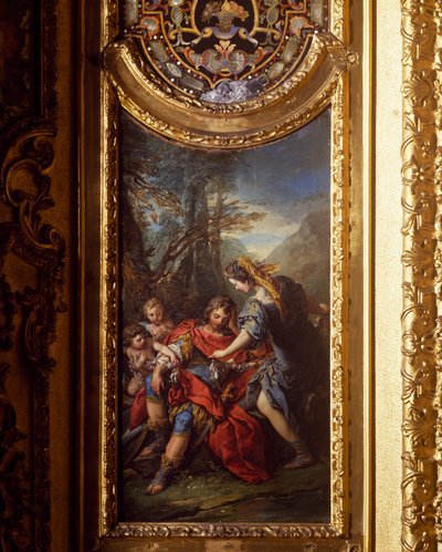 Armide enchaînant Renaud, par Carle Van Loo (1705-1765), Palais Royal, Turin, Italie - Carle van Loo