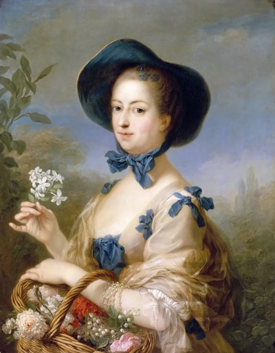 Jeanne-Antoinette Poisson, marquise de Pompadour Belle Jardinière - Carle van Loo