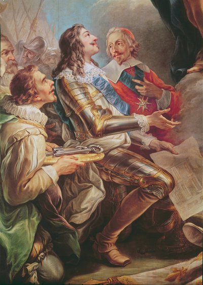 Louis XIII (1601-43) dédicaçant l
