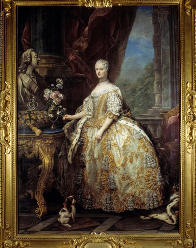 Portrait de la reine Marie Leszczyńska, reine de France - Carle van Loo