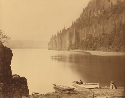 Cap Horn, rivière Columbia - Carleton E. Watkins