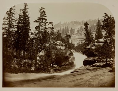 Cascade, chutes de Nevada, Yosemite, Californie - Carleton E. Watkins