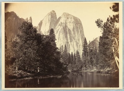 Rochers de la cathédrale, Yosemite - Carleton E. Watkins