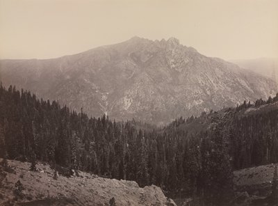 Davoncastle Butte, Sierra Nevada, c. 1866-1870 - Carleton E. Watkins