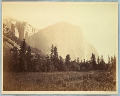 El Capitan, Yosemite - Carleton E. Watkins