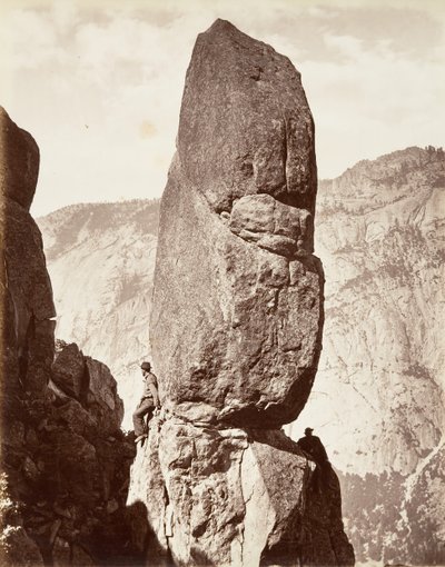 Magic Tower, Yosemite, vers 1872, imprimé vers 1876 - Carleton E. Watkins.