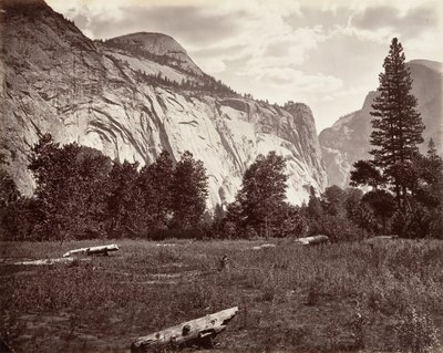 North Dome, 3 725 pieds, Yosemite - Carleton E. Watkins.
