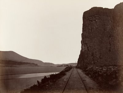 Cap Horn près de Celilo, 1867 - Carleton Emmons Watkins
