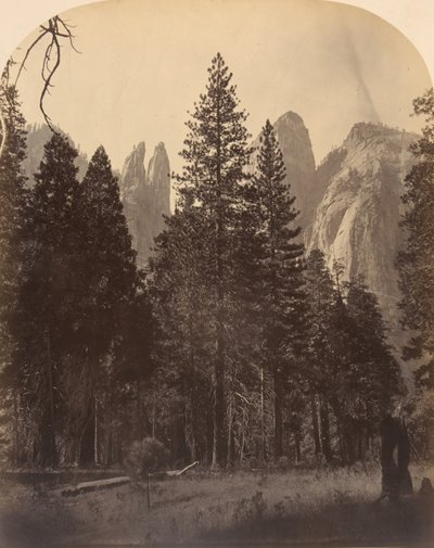 Tours de la cathédrale, 1861 - Carleton Emmons Watkins