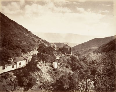 Sources thermales de soufre, Santa Barbara, 1876, imprimé vers 1876 - Carleton Emmons Watkins