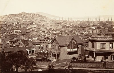 San Francisco, depuis Rincon Hill, 1864, imprimé ca. 1876 - Carleton Emmons Watkins
