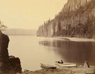 Cap Horn, Rivière Columbia, Oregon - Carleton Watkins