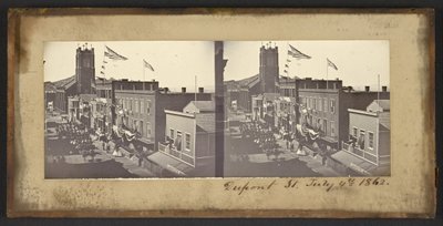 Rue Dupont, 4 juillet 1862 - Carleton Watkins