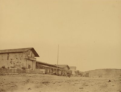 [Mission San Francisco de Asisi sur la Laguna de Los Delores, San Francisco] [Mission San Francisco de Asisi sur la Laguna de Los Delores, San Francisco]. - Carleton Watkins