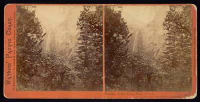 Pohono, ou le Voile de la Mariée, 900 pieds, comté de Mariposa, Cal - Carleton Watkins