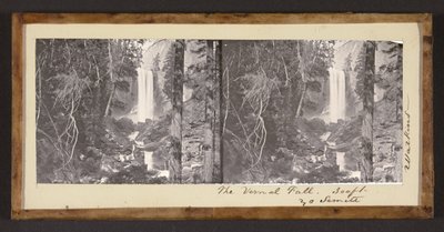 La chute Vernal. 300 ft. Yo Semite - Carleton Watkins