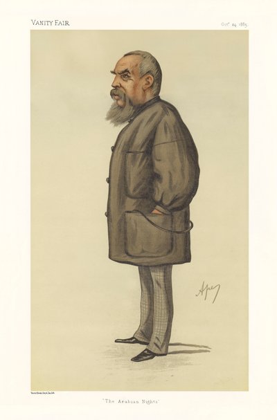 Capitaine Richard Francis Burton - portrait debout - Carlo (1839 89) Pellegrini