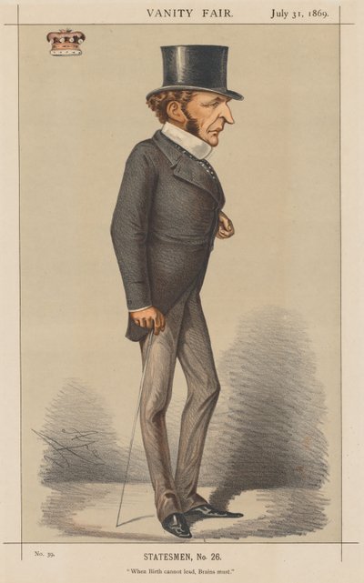 Vanity Fair : Quand la naissance ne peut pas mener, le cerveau doit. - Carlo (Ape) Pellegrini