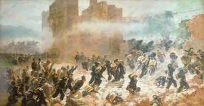 La brèche de Porta Pia à Rome, 20 septembre - Carlo Ademollo