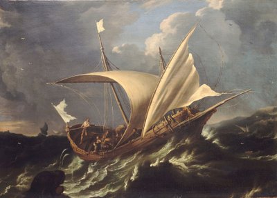 Jonas et la baleine, milieu du 17e siècle - Carlo Antonio Tavella