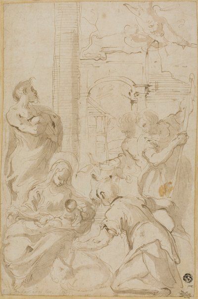 Adoration des bergers - Carlo Bononi