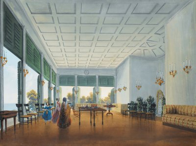Intérieur du palais Naryshkin de Miskhor - Carlo Bossoli