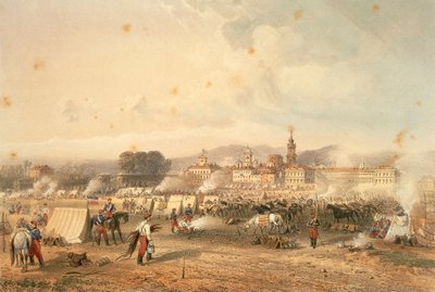 Novara, le champ des chasseurs africains - Carlo Bossoli