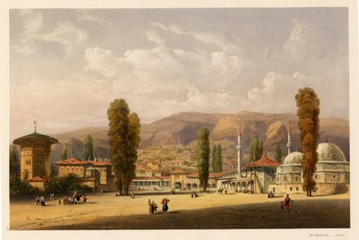 Palais des Khans de Bakhtchissaraï, 1856 - Carlo Bossoli