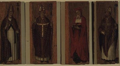Saint Grégoire, Saint Ambroise, Saint Augustin, Saint Jérôme - Carlo Braccesco