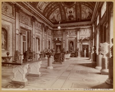 Rome - Villa Borghese - Salle des musées au rez-de-chaussée - Carlo Brogi
