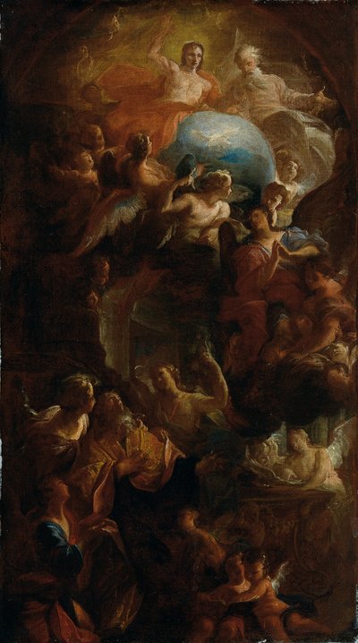 Mort de saint Augustin - Carlo Carlone