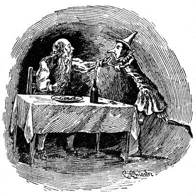 Illustration de Pinocchio par Carlo Chiostri (1863-1939), l