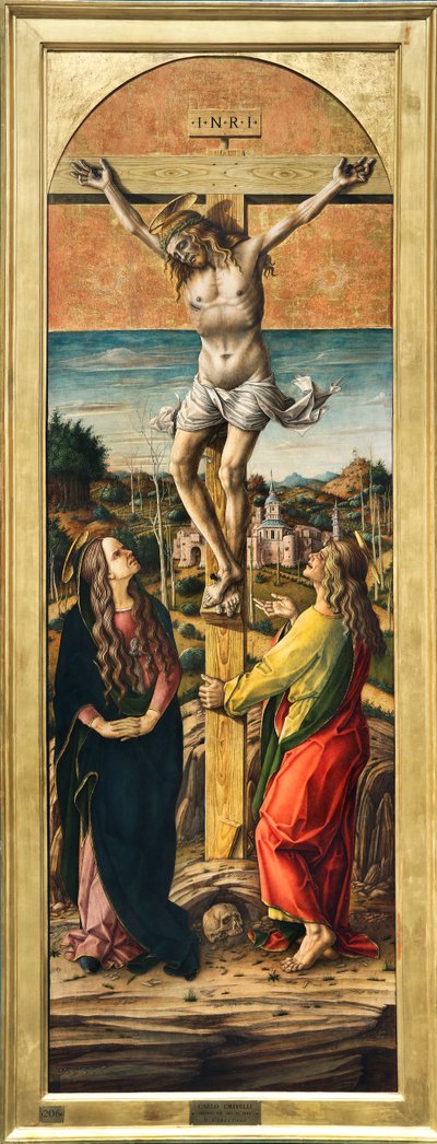 Crucifixion avec la Vierge Marie et Saint Jean l