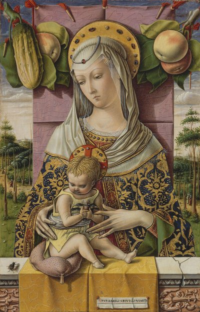 Madone et enfant - Carlo Crivelli