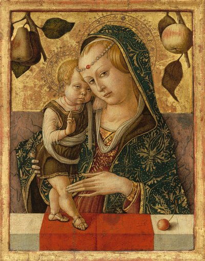 Madone et enfant, vers 1490 - Carlo Crivelli
