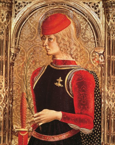 Représentation de Saint Georges (détail) - Carlo Crivelli