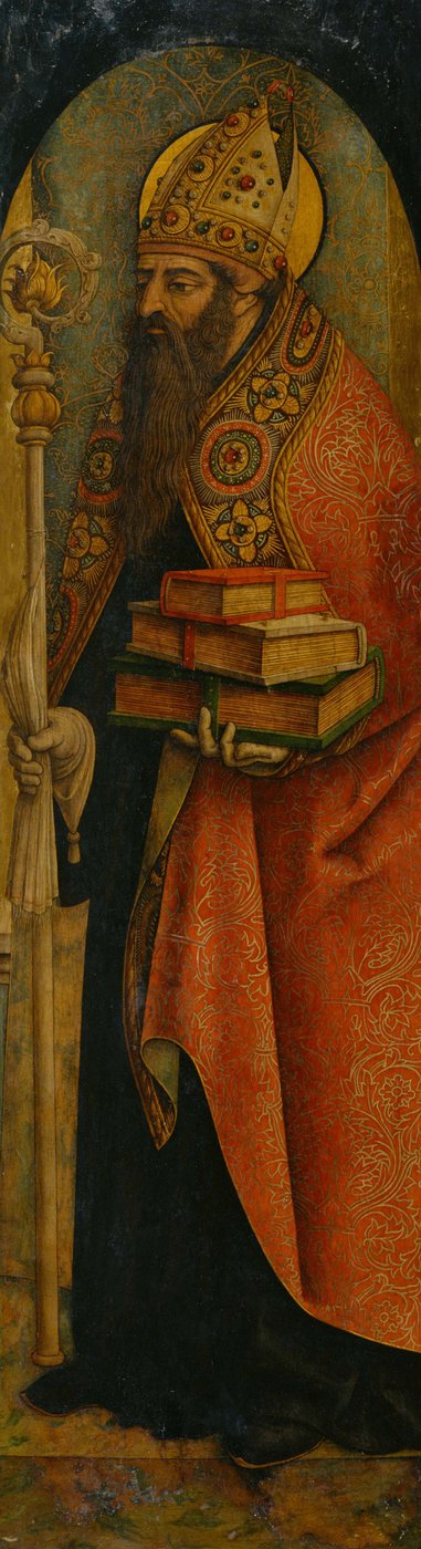 Saint Augustin, années 1480 - Carlo Crivelli