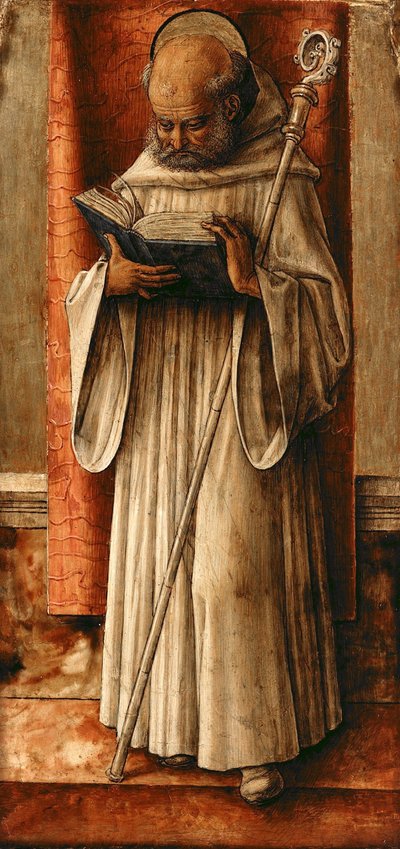 Saint Benoît, vers 1490 - Carlo Crivelli