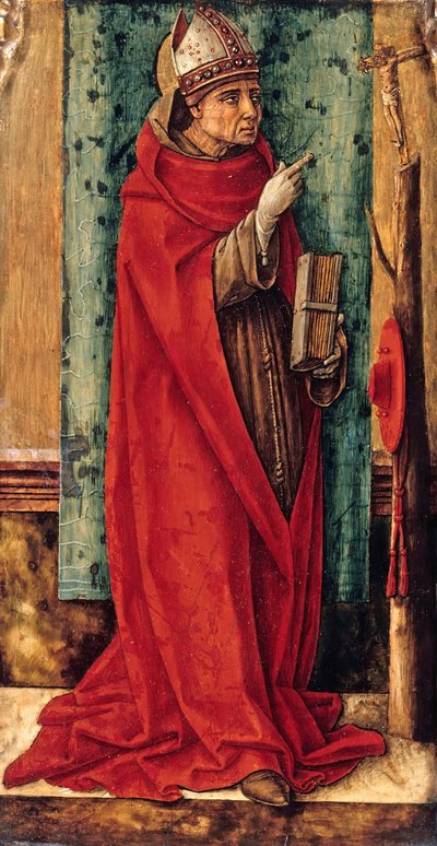 Saint Bonaventure, vers 1490 - Carlo Crivelli