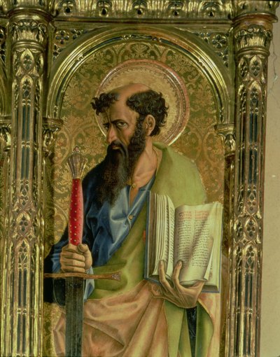Saint Paul, détail du polyptyque de Sant