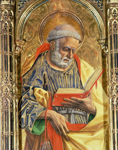 Saint Pierre, détail du polyptyque de Sant