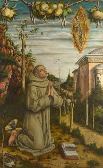 La vision du bienheureux Gabriele, 1489 - Carlo Crivelli
